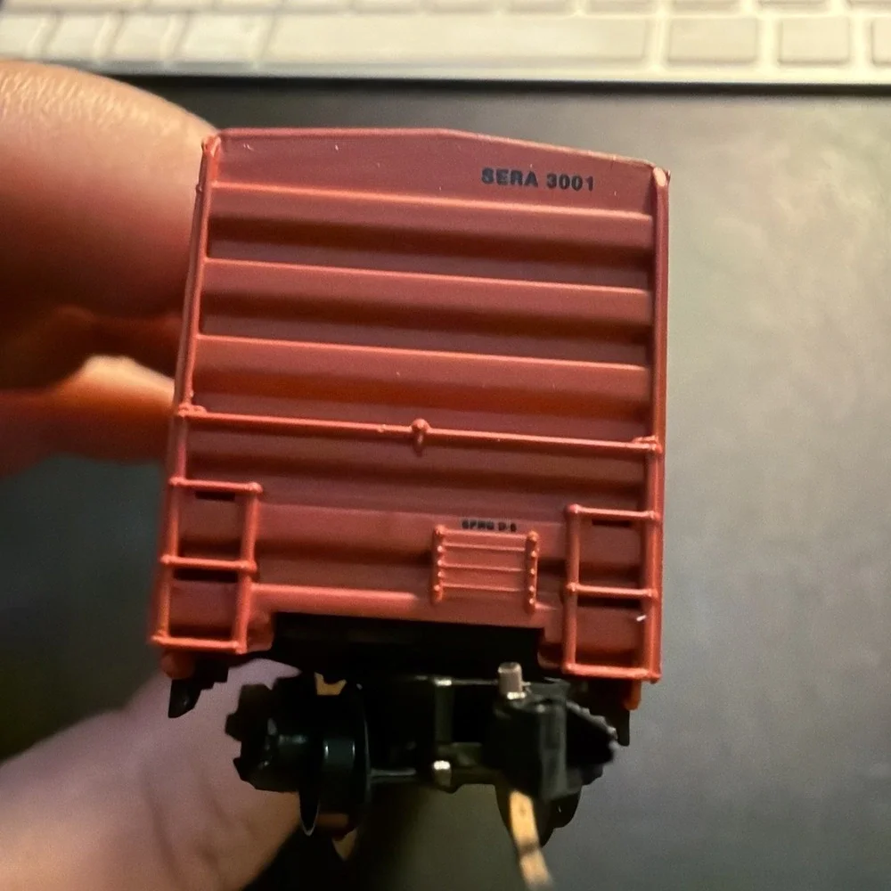 Atlas N scale Sierra Railroad SSI FMC 5077 SD boxcar road #3001